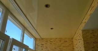 Натяжной потолок на балкон Кимовск, цена 6092 руб.