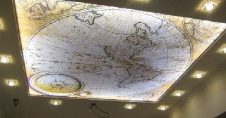 Натяжной потолок с фотопечатью Кимовск, цена от 6122 руб.